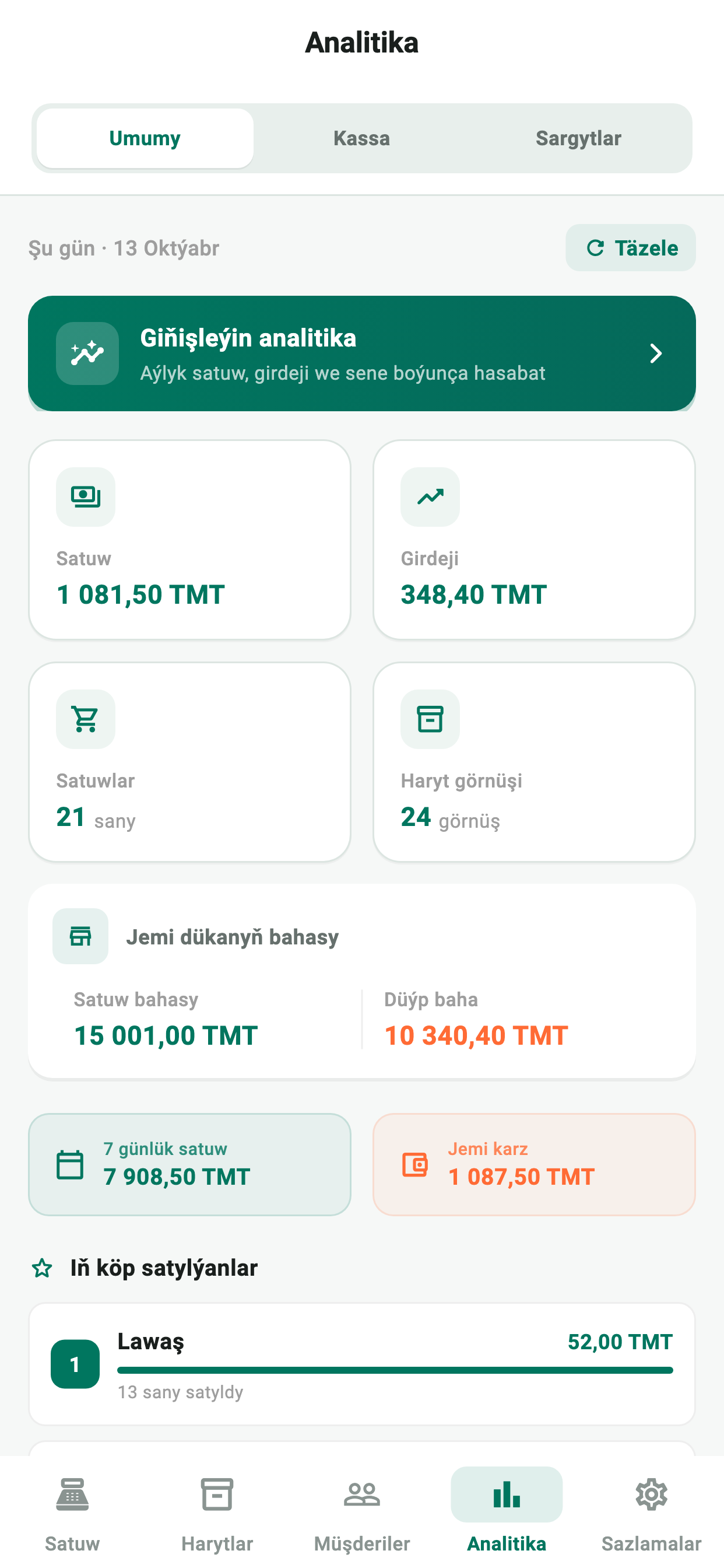OnHasap Android — Seljerme