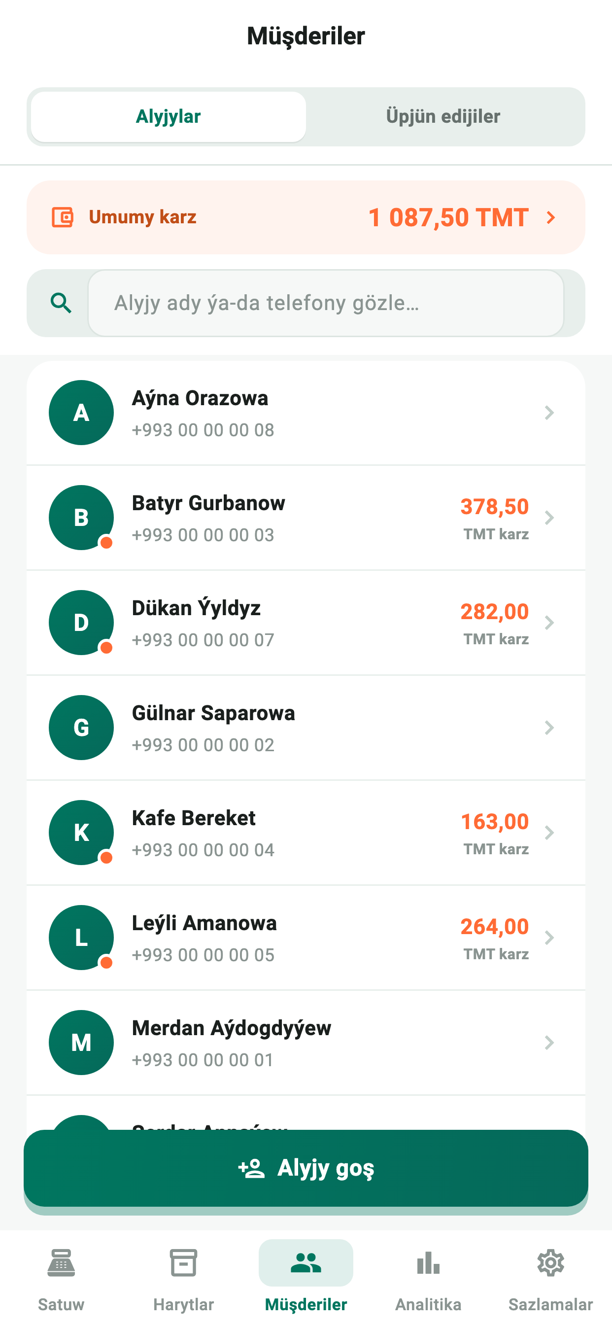 OnHasap Android — Karzlar